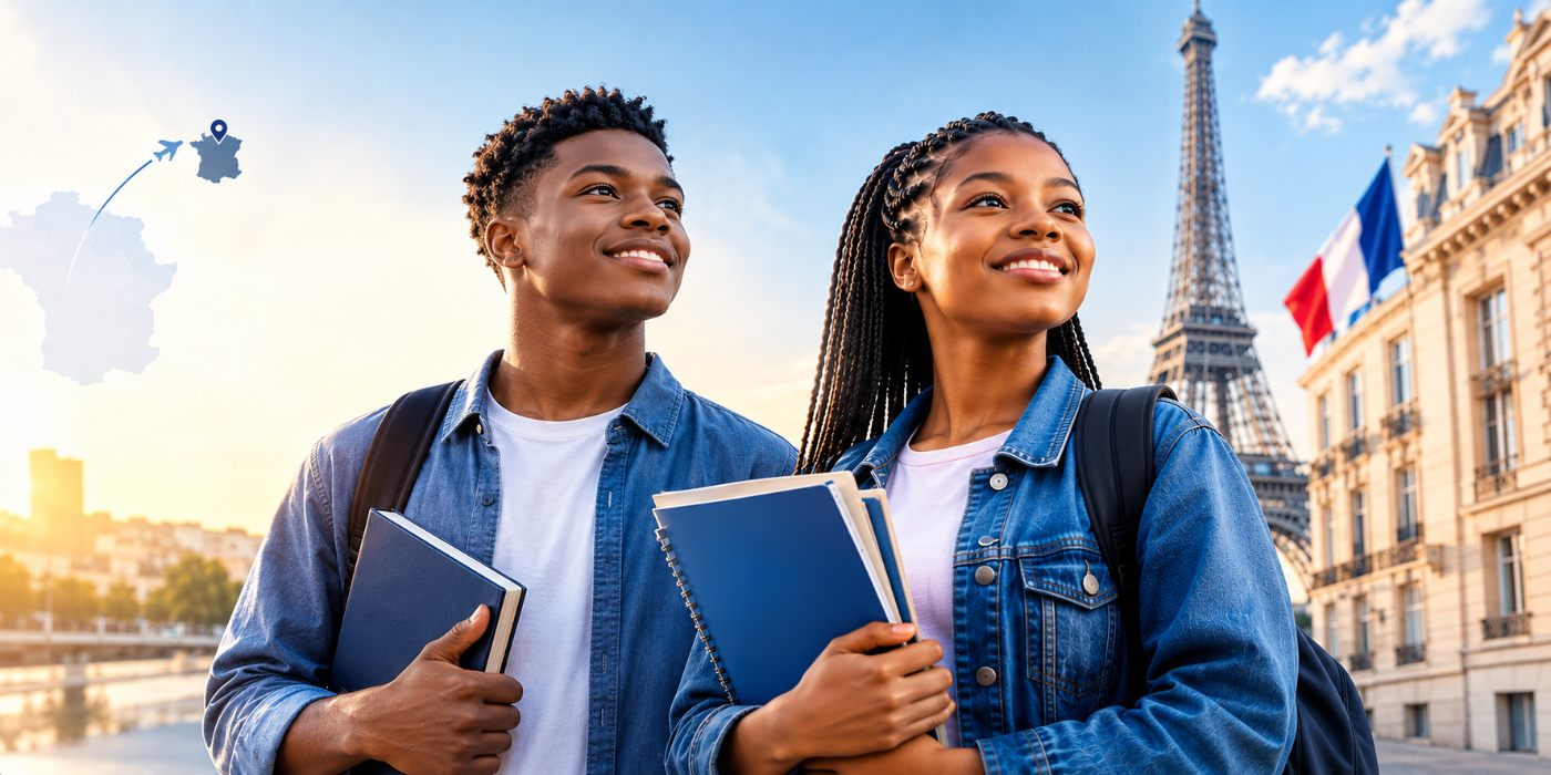 Étudiants africains vers la France, France Edges